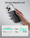 iPhone 17 Classic Hybrid Magsfae Case With Magsafe Wallet Clear Strong Magnetic Lock