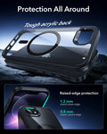 ESR iPhone 17e Classic Hybrid Magsafe Case Clear Black Protection 