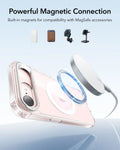 ESR iPhone 17e Classic Hybrid Magsafe Case with Stand Clear Powerful Magnetic Connection
