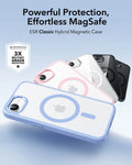 ESR iPhone 17e Classic Hybrid Magsafe Case Frosrted Light Pink Powerful Protection Effortless MagSafe