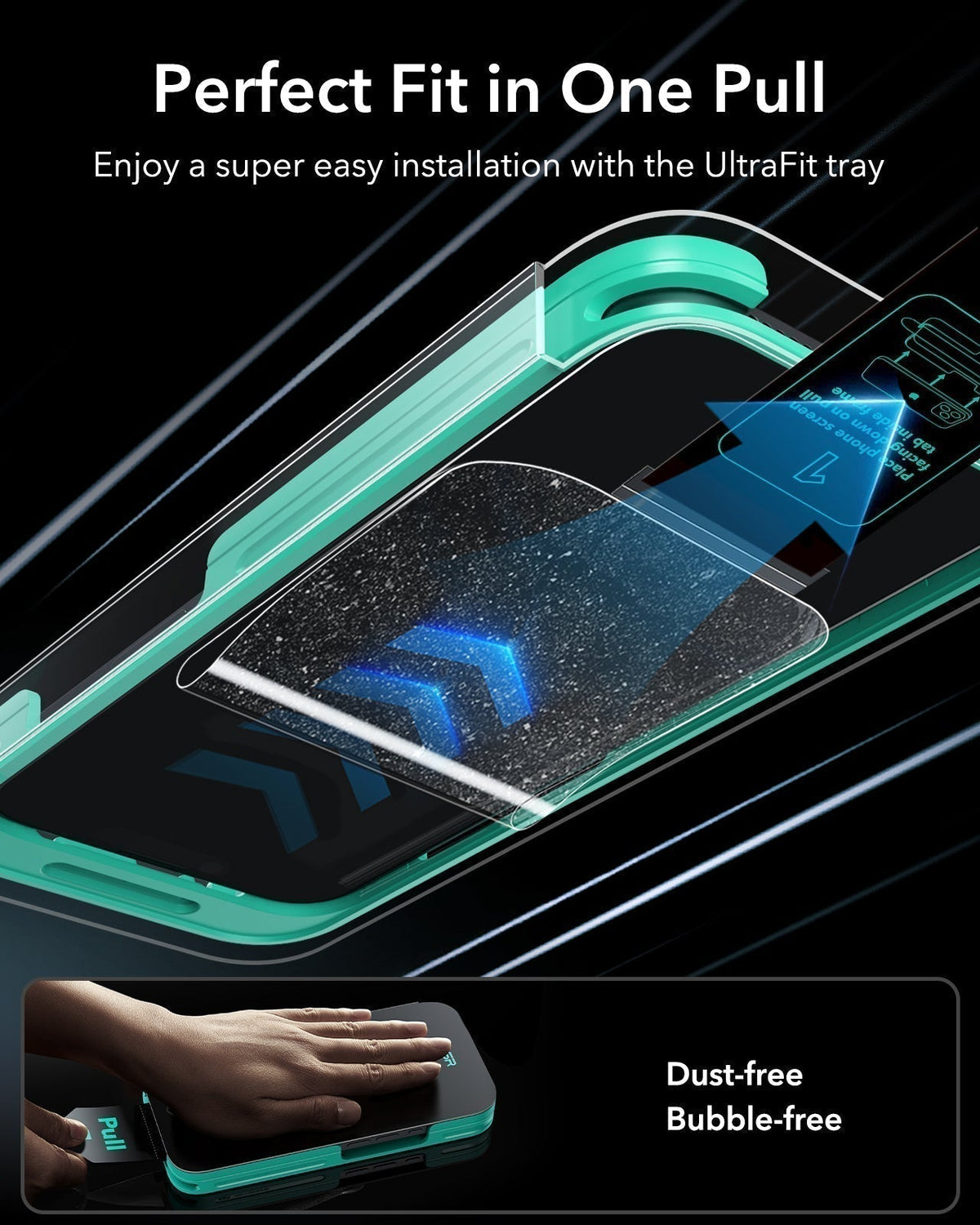 iPhone 17e Armorite Tempered Glass Privacy Screen Protector Perfect Fit in One Pull