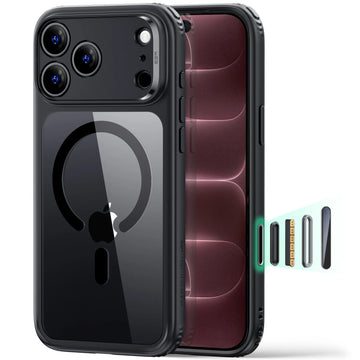 Clear Black iPhone 18 Pro Max Magsafe Slim Phone Case 