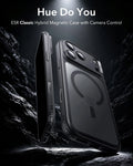 ESR Frosted Black iPhone 18 Pro Magsafe Slim Phone Case Hue Do You