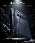 ESR Frosted Blue iPhone 18 Pro Max Magsafe Slim Phone Case Hue Do You