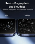 ESR iPhone 18 Pro Max Armorite Tempered Glass Screen Protecor Resists Fingerprints and Smudges