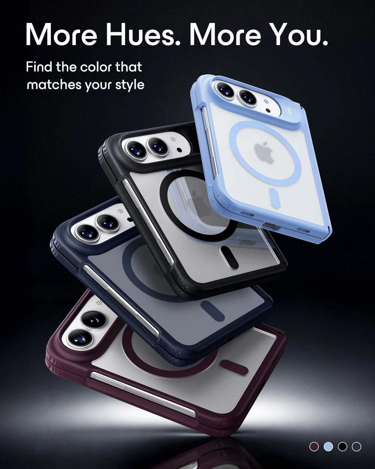 Deep Burgundy iPhone Duo Magsafe Slim Phone Case More Hues. More You.