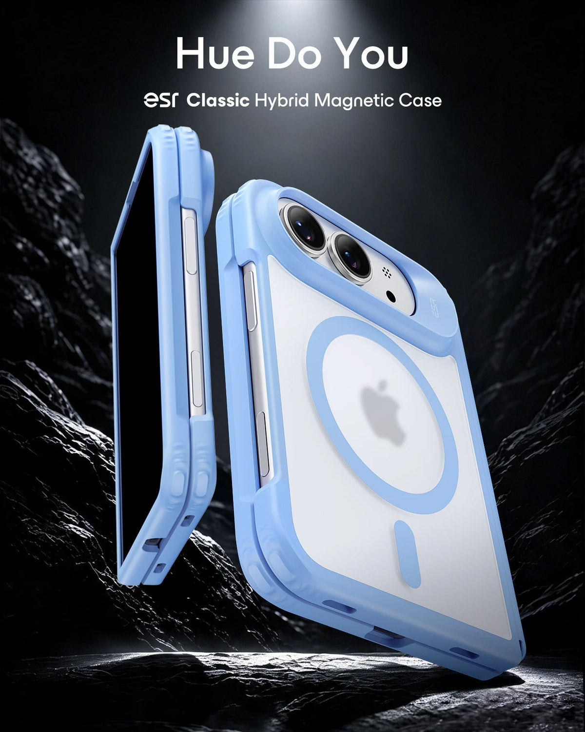 Misty Blue iPhone Duo Magsafe Slim Phone Case Hue Do You