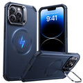 iPhone 14 Pro Max Cyber Tough Magnetic Case (Stash Stand) - Dark Blue ESR ESR