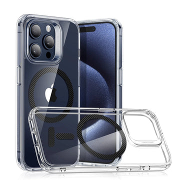 iPhone 15 Pro Max Classic Hybrid Case (HaloLock) - Carbon Fiber ESR ESR