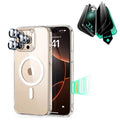 iPhone 16 Pro Classic Hybrid Magnetic Case (Camera Control) & Privacy Screen Protector Bundle - Clear ESR ESR