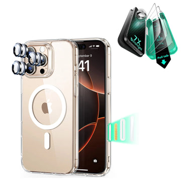 iPhone 16 Pro Max Classic Hybrid Magnetic Case (Camera Control) & Screen Protection Bundle ESR ESR