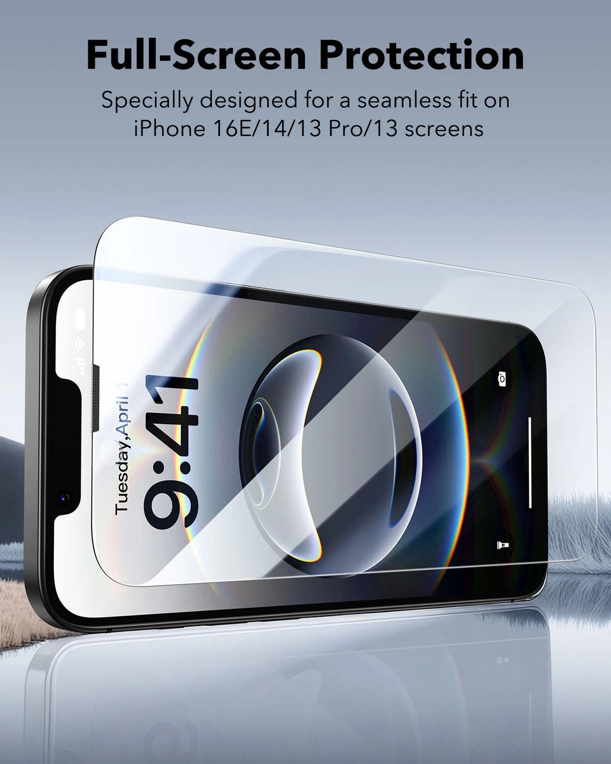 iPhone 16e UltraFit Classic Privacy Screen Protector - 3 Pack ESR ESR