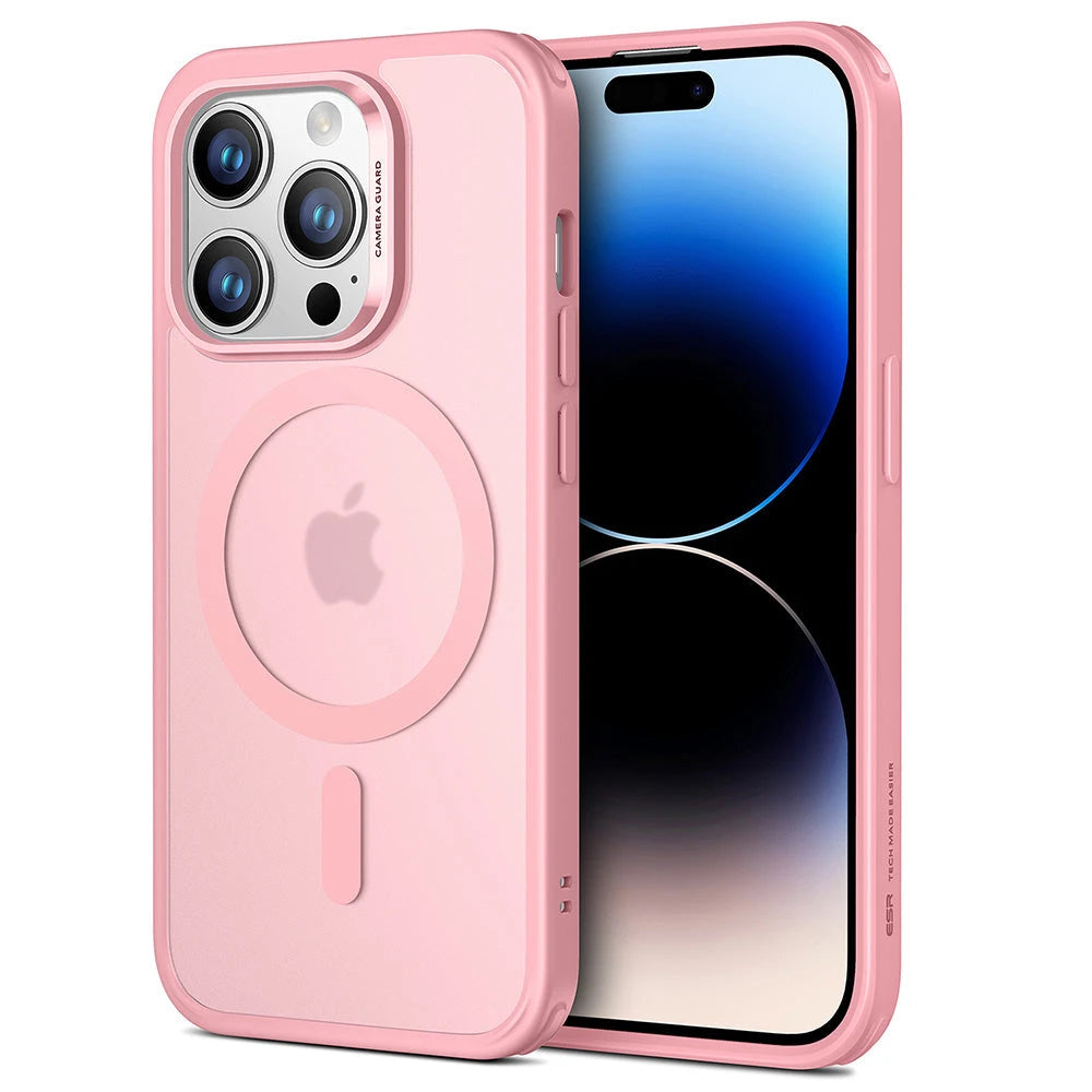 iPhone 14 Pro Max Classic Hybrid Case (HaloLock) - Frosted Pink ESR ESR