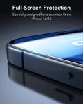 iPhone 16 Cyber Tough Magnetic Case Protection Bundle (Camera Control, Stash Stand) - Black ESR ESR