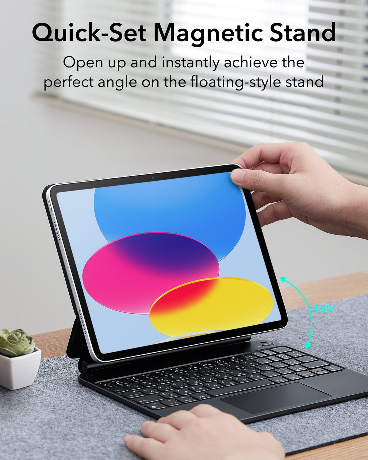 iPad Air 11 Zoll (2025) Rebound Magnetische Tastatur Hülle - DE Layout ESR ESR